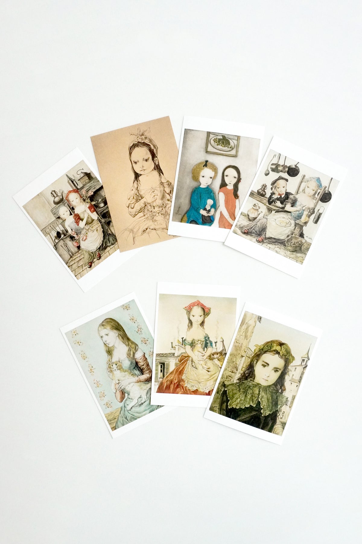 C Postcard Set Girl Series