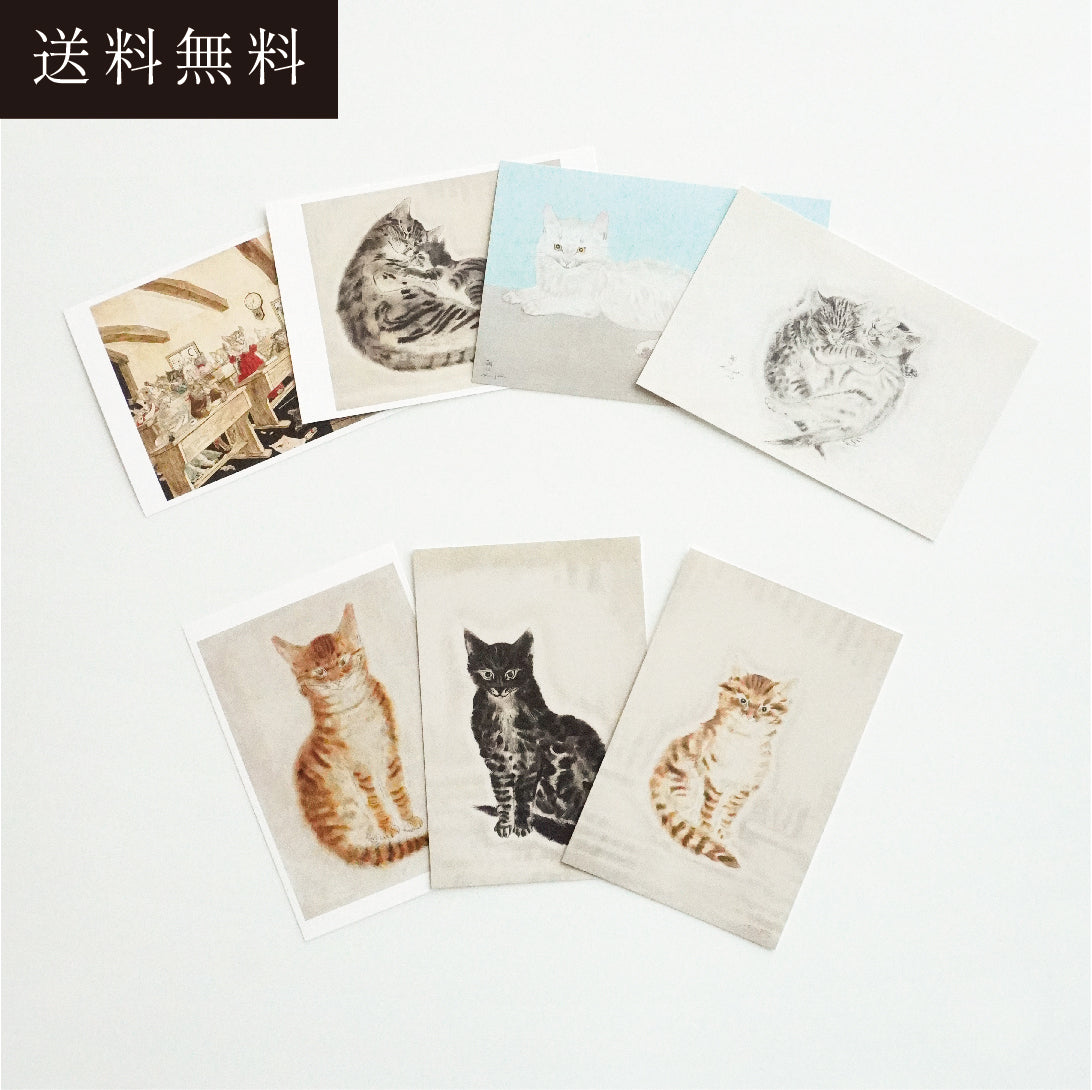 D Postcard Set Cat Series