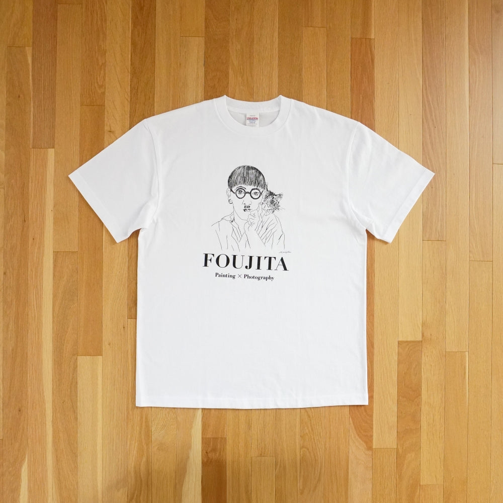 Tシャツ 猫のいる自画像