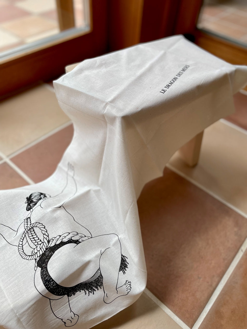 [Mother's Day Gift] 2 Tenugui hand towels + cat-shaped postcard of a sleeping mother and baby cat from "Ten Forms of Cats" + 3 bags of coffee