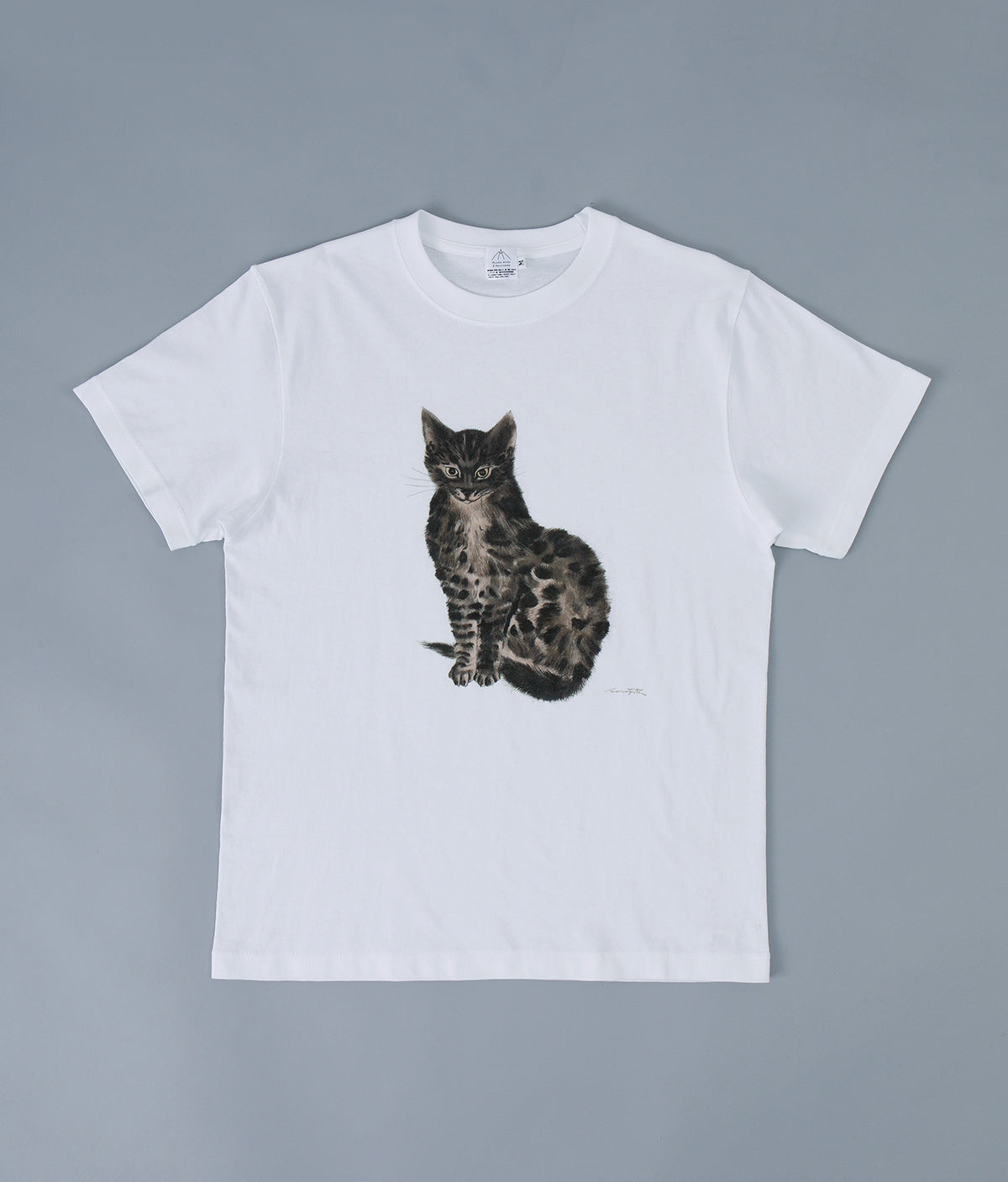 Tシャツ  『猫十態』より　黒い猫