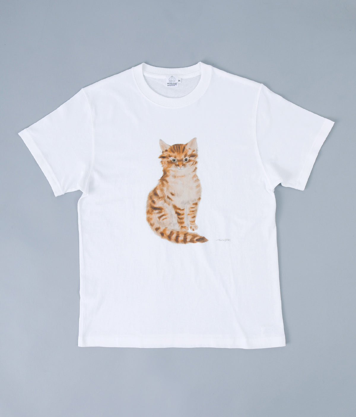 Tシャツ 『猫十態』より　茶色い猫